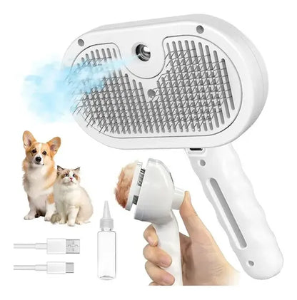 Escova Spray com Vapor Pets