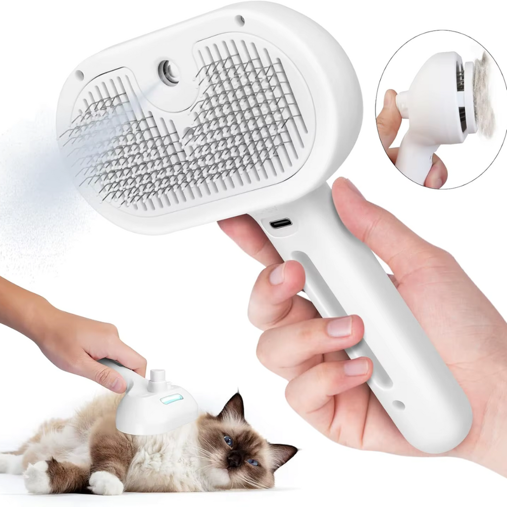 Escova Spray com Vapor Pets