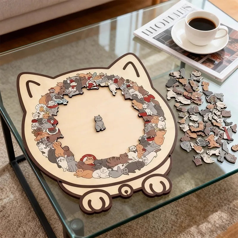 Quebra-Cabeça Felino Premium