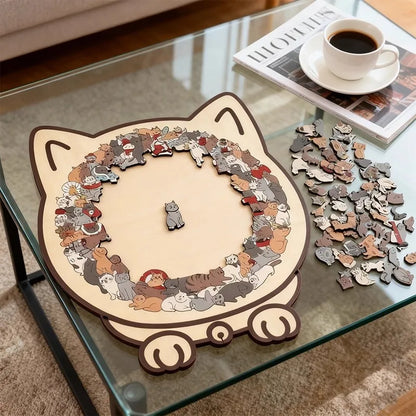 Quebra-Cabeça Felino Premium