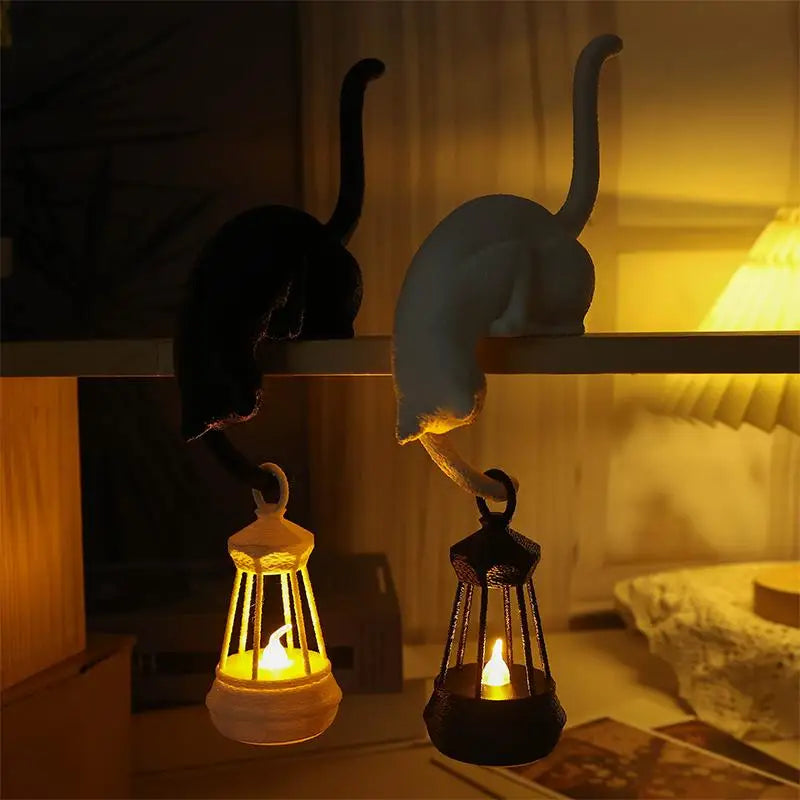 Luminária Gato de Prateleira