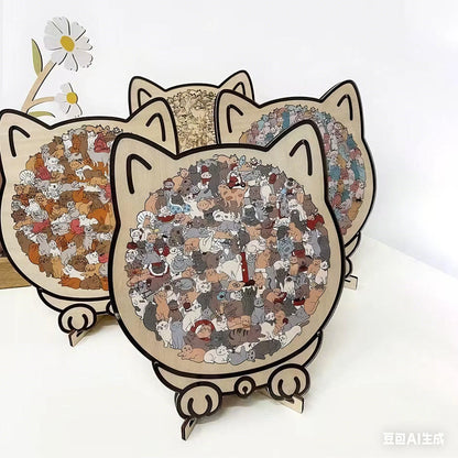 Quebra-Cabeça Felino Premium