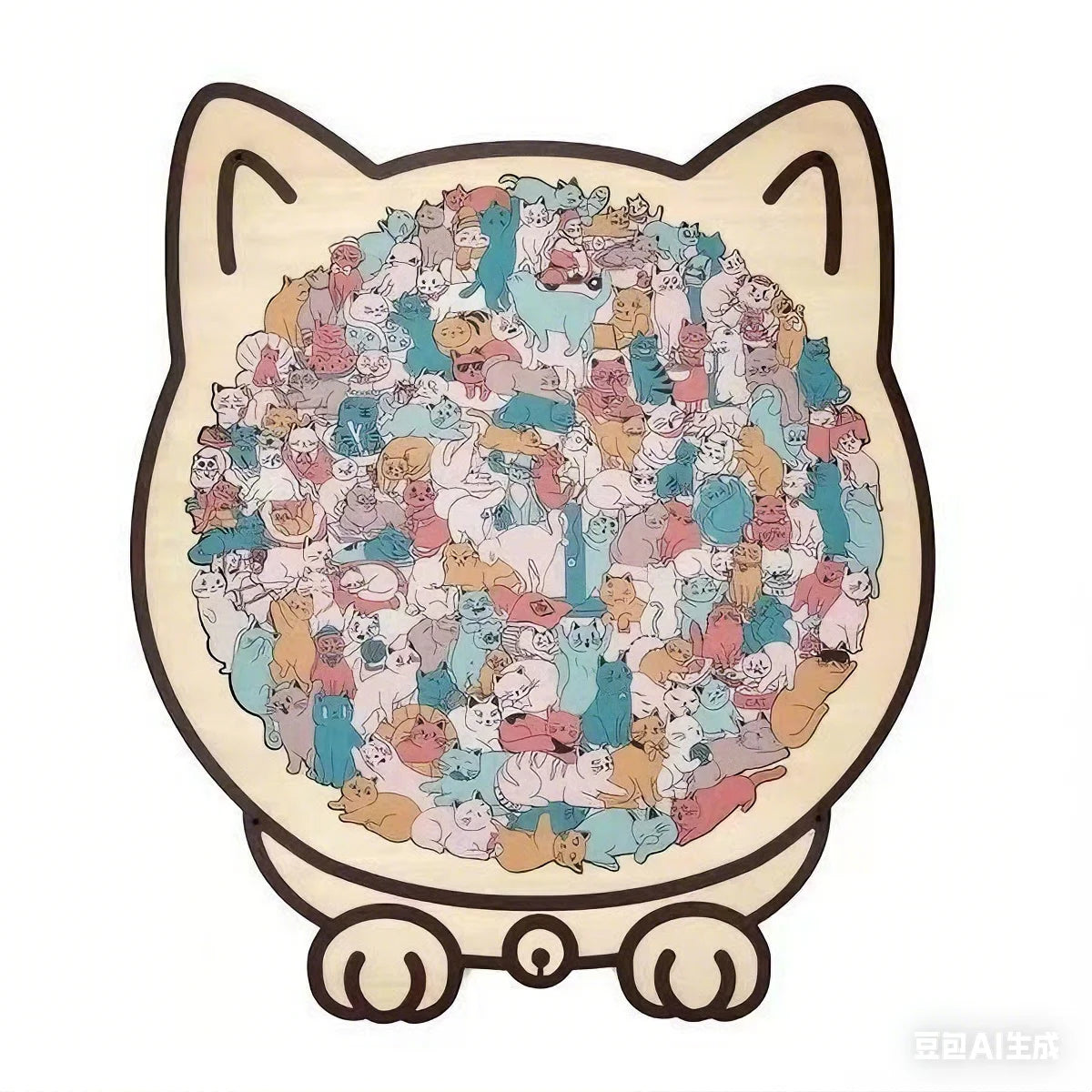 Quebra-Cabeça Felino Premium