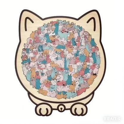 Quebra-Cabeça Felino Premium