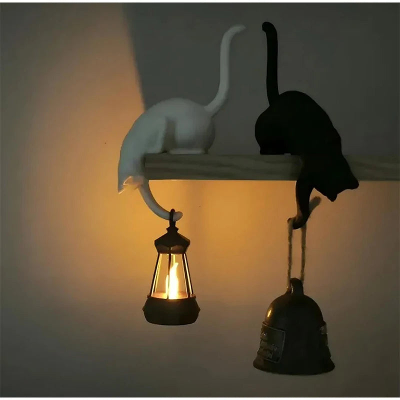 Luminária Gato de Prateleira