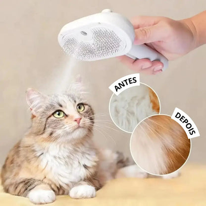 Escova Spray com Vapor Pets