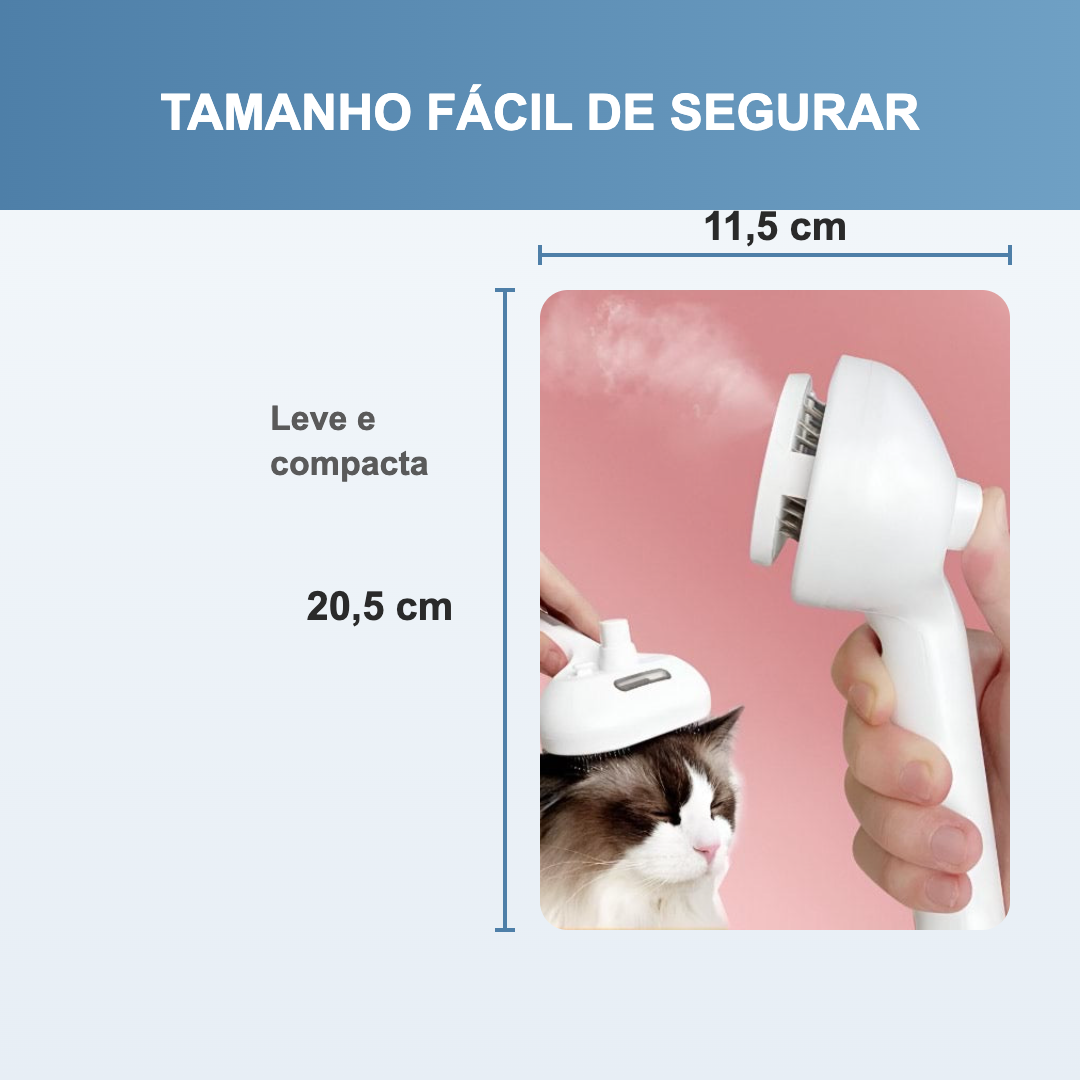 Tamanho fácil de segurar
