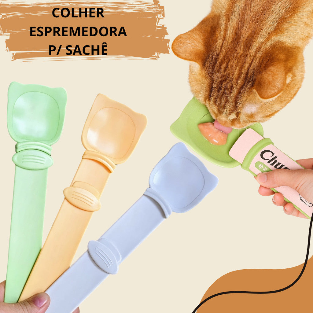Colher Espremedora para Sachê